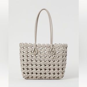 H&M braided shopper bag, great condition!